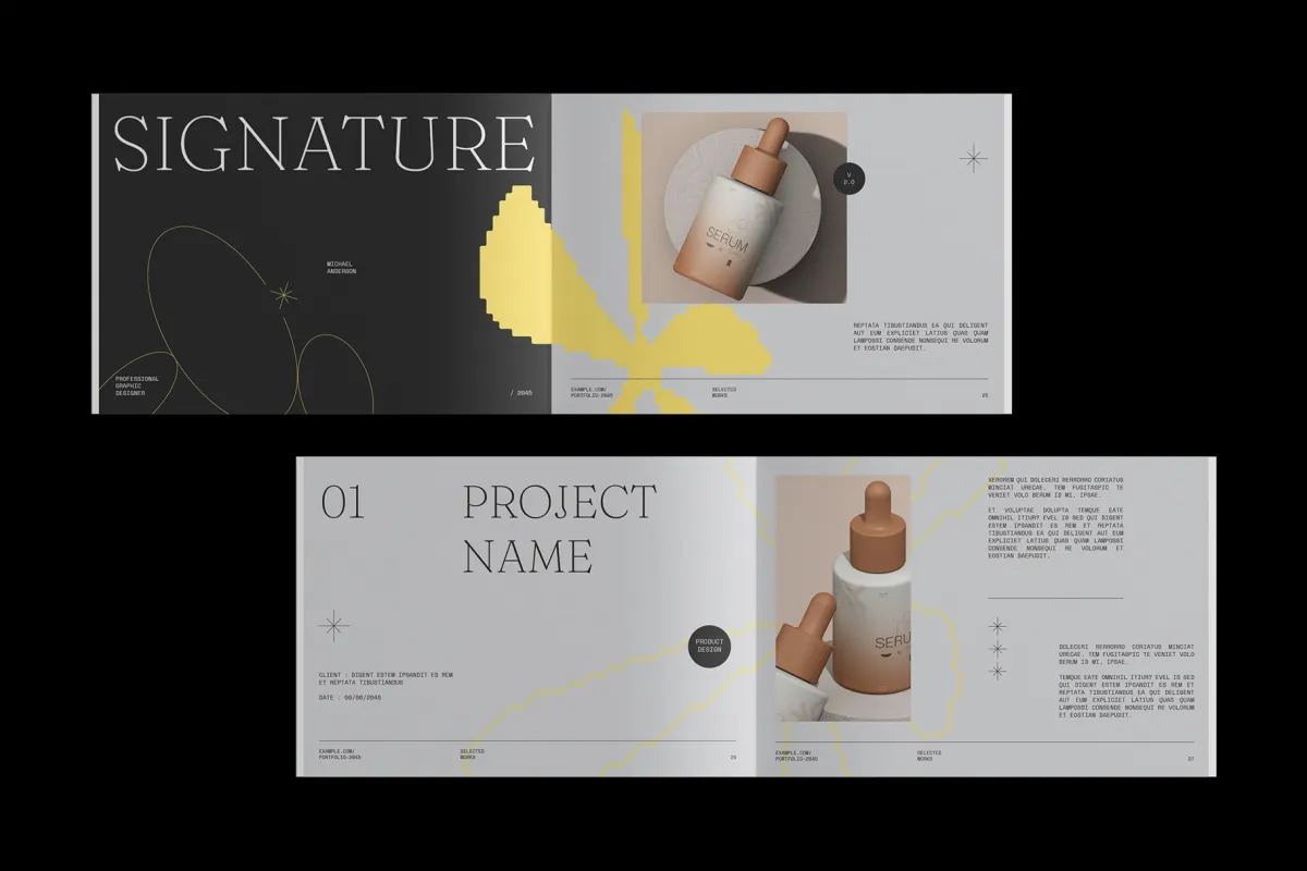 Portoe - Design Portfolio InDesign Template
