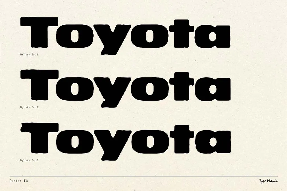 Duster TM | Heavy Distressed Type