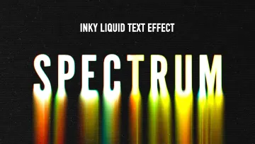 Inky Liquid Text Effect
