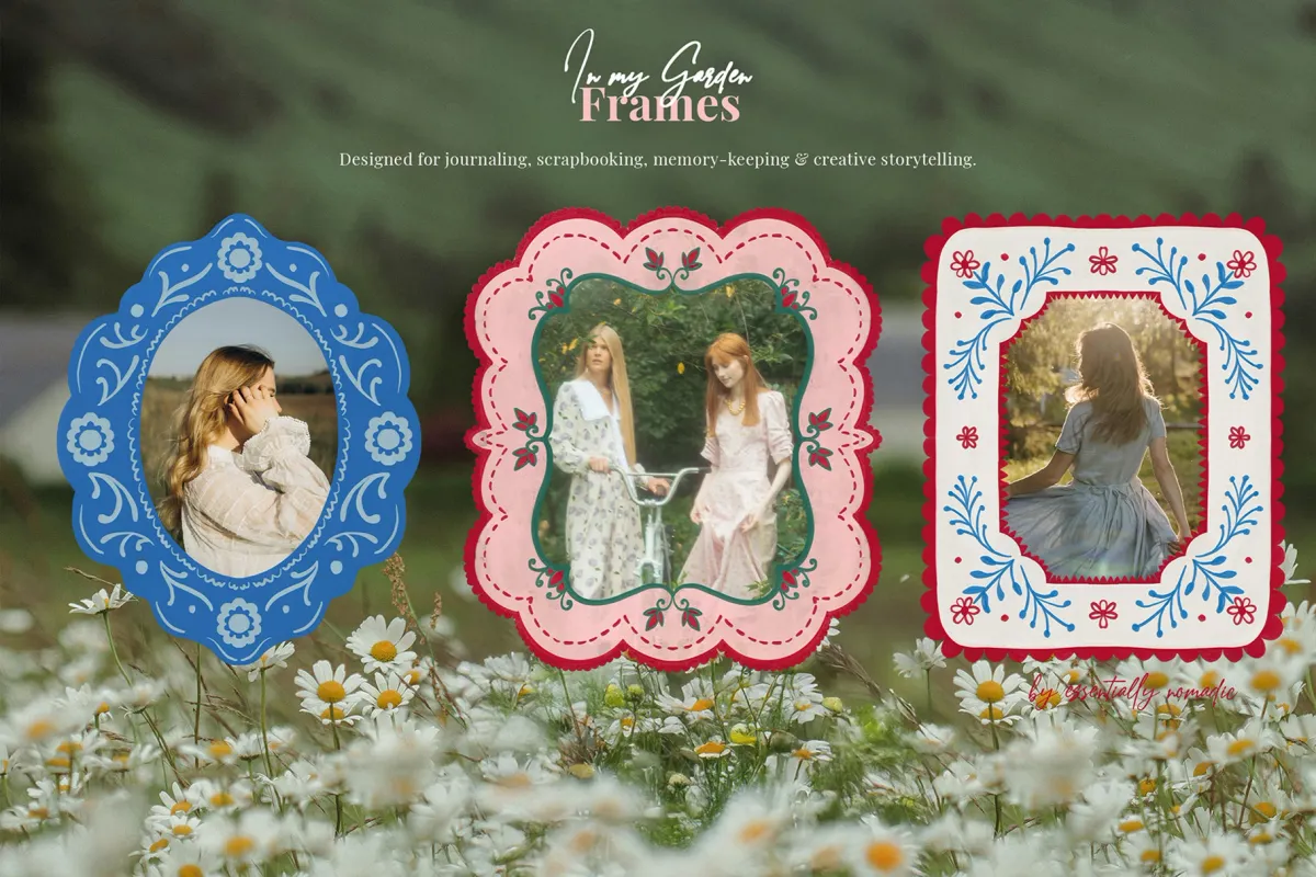 Cottagecore Decorative Frame Clipart