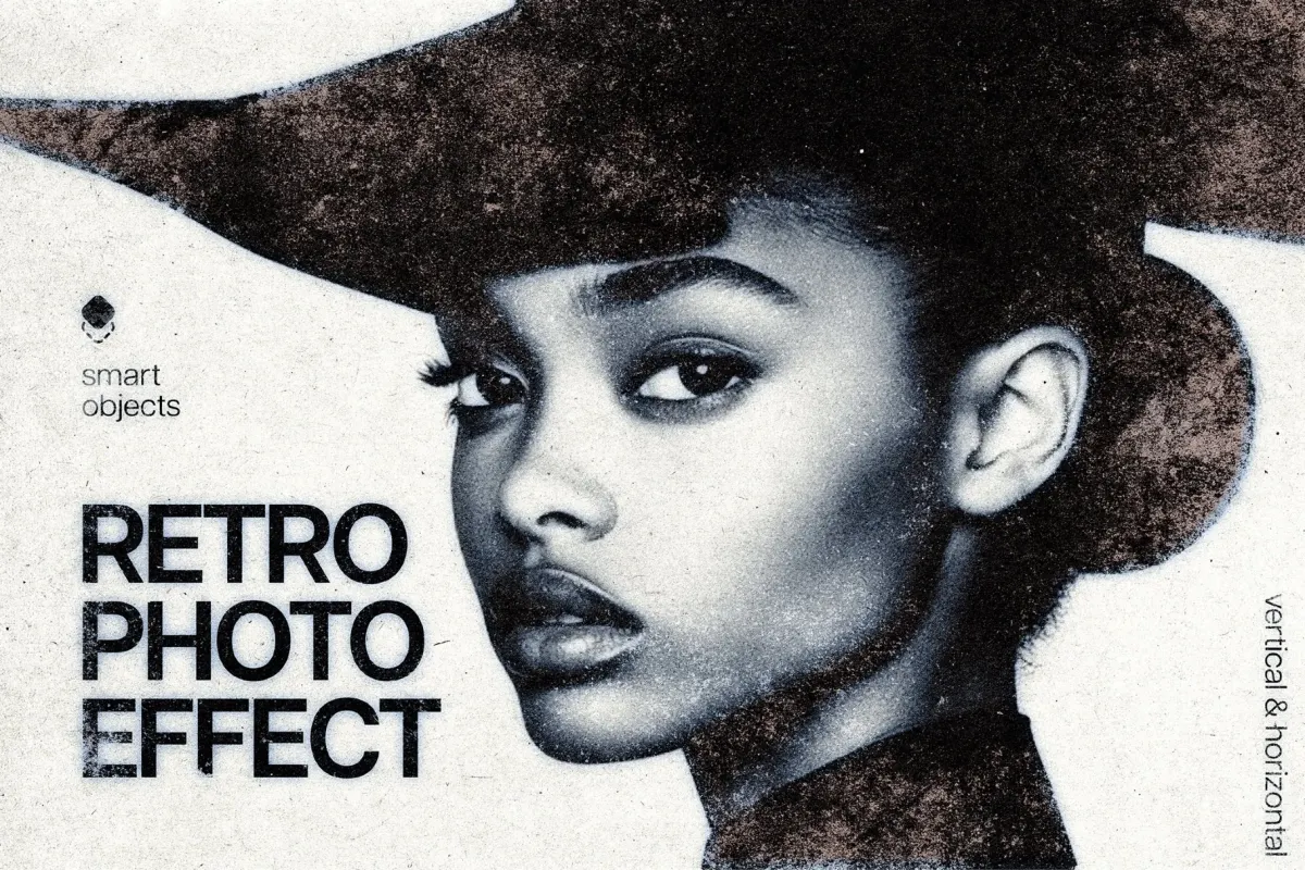 Grunge Print Photo Effect