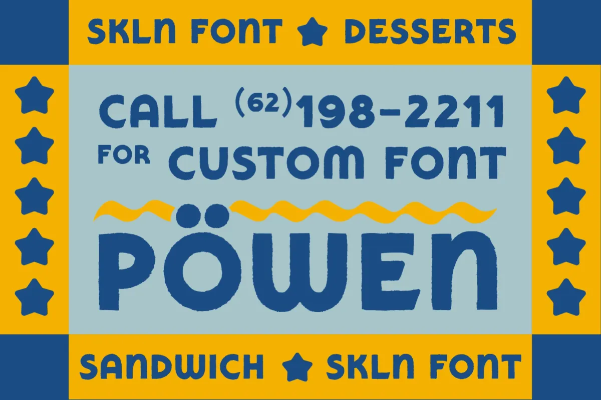 SFC Powen - Handdrawn Sans Serif Font