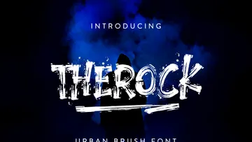 The Rock Brush Font