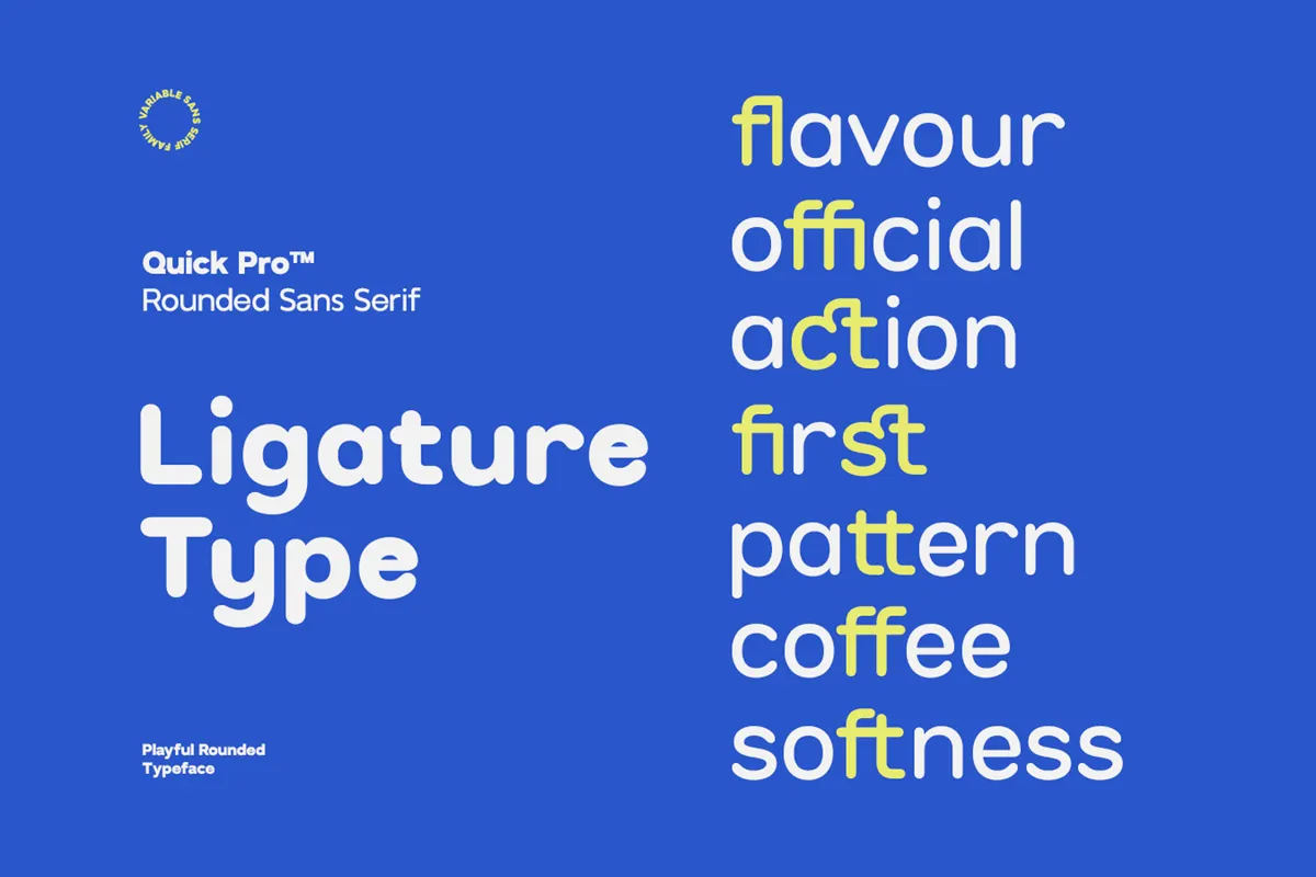 GC Quick Pro - Rounded Sans Family