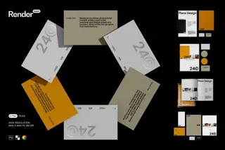 Office Stationery Branding Mockups