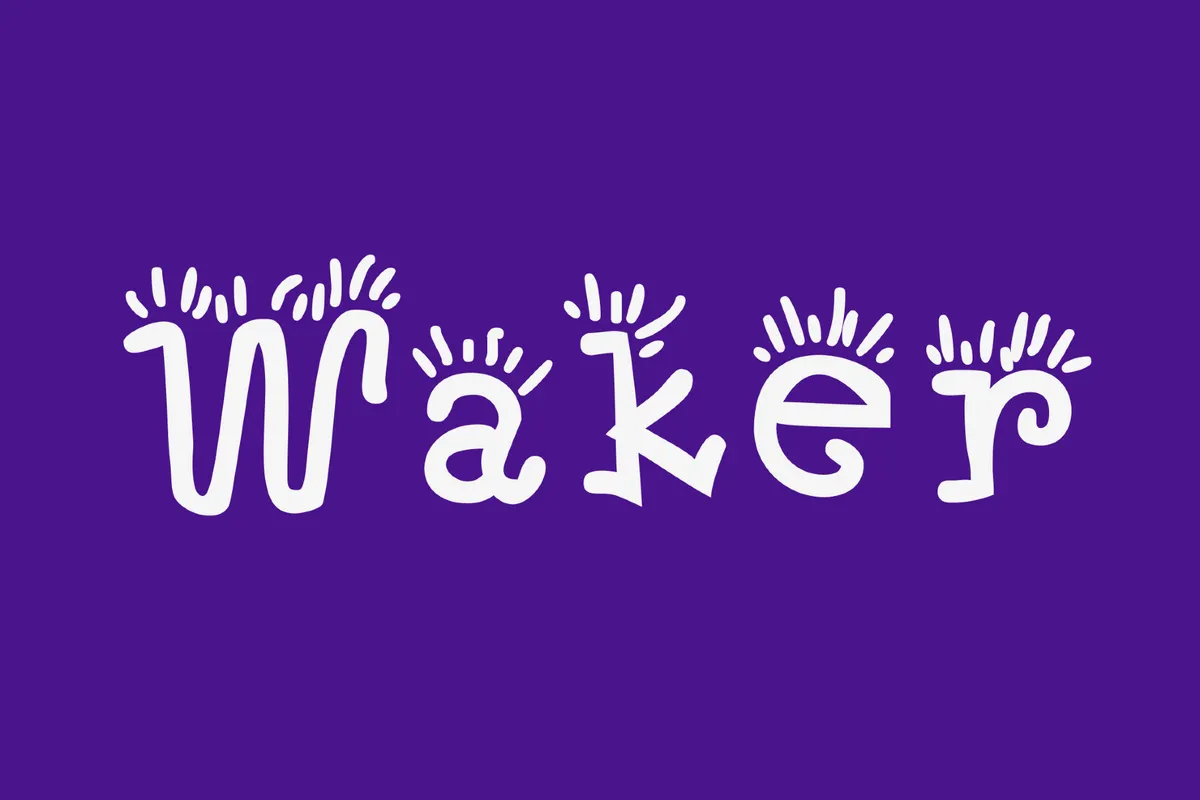 Waker - Funny Doodle Font