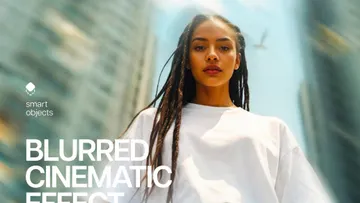 Blurred Cinematic Photo Effect