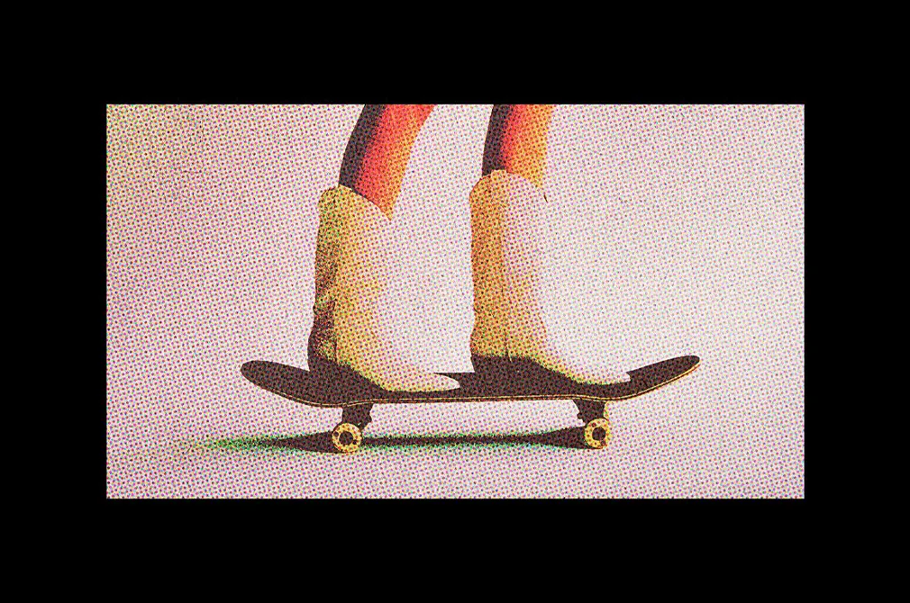 Halftone Postcard Photo Effect