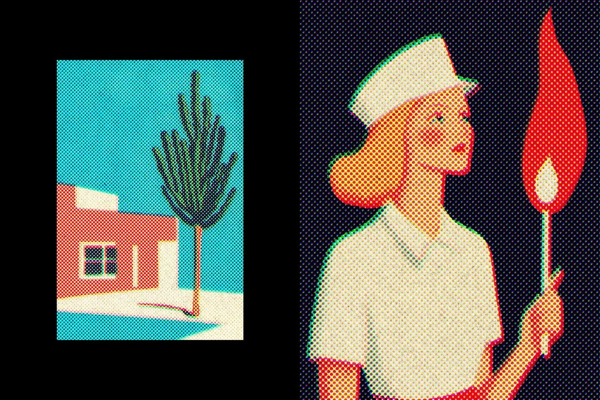 Halftone Retro Print Effect