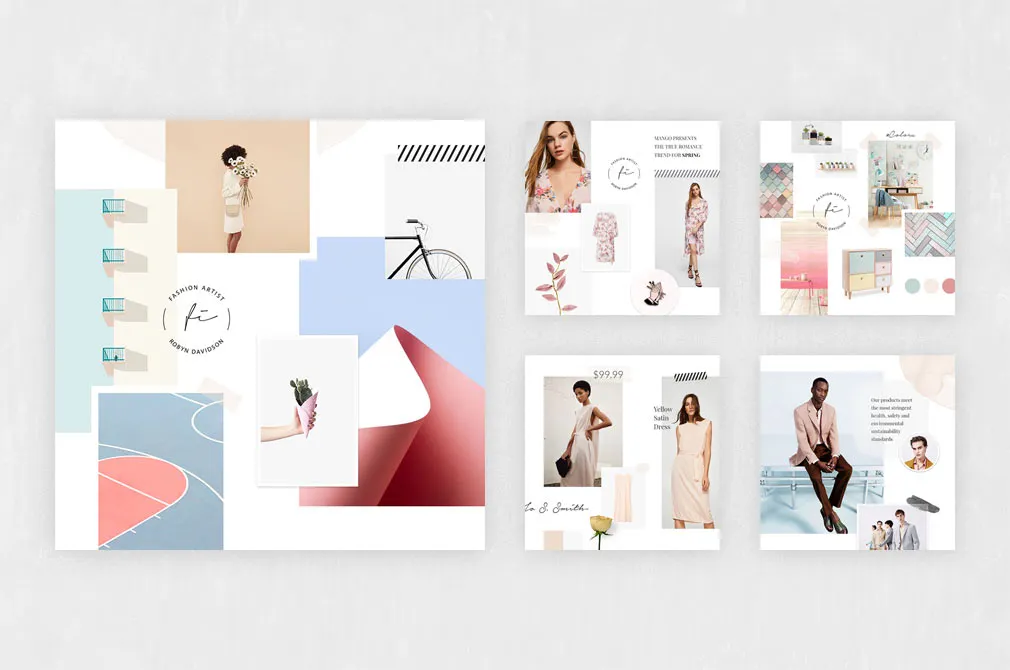 Feminine Social Media Templates