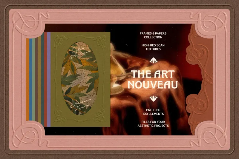 Art Nouveau Papers & Frames