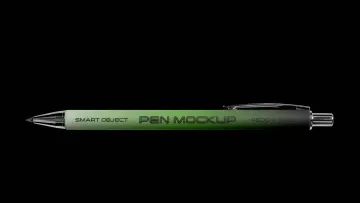 Branded Retractable Pen Mockup