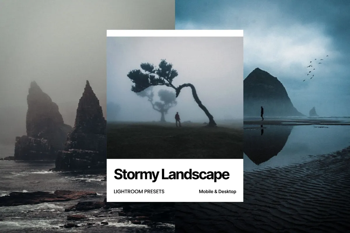Cinematic Stormy Landscape Lightroom Presets