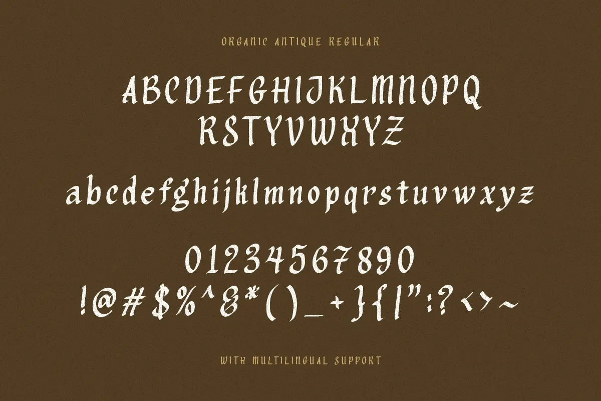 Organic Antique - Blackletter Fonts