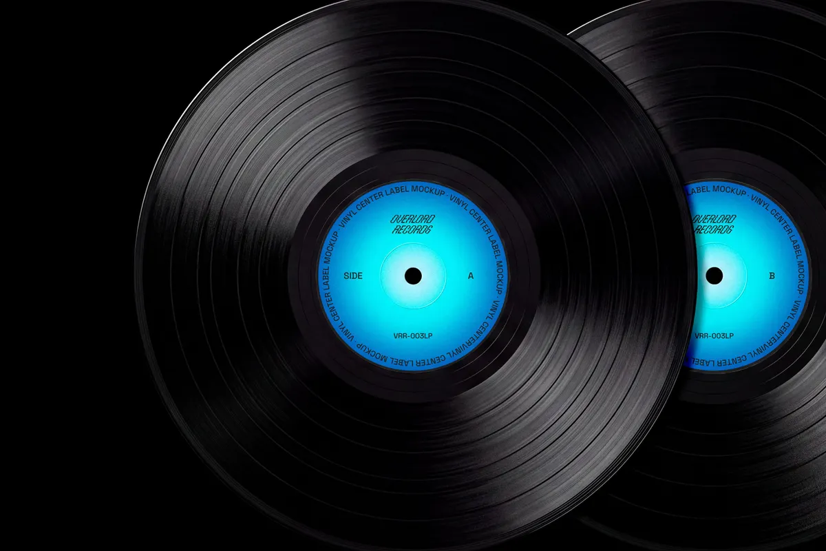 Vinyl Disc Mockup
