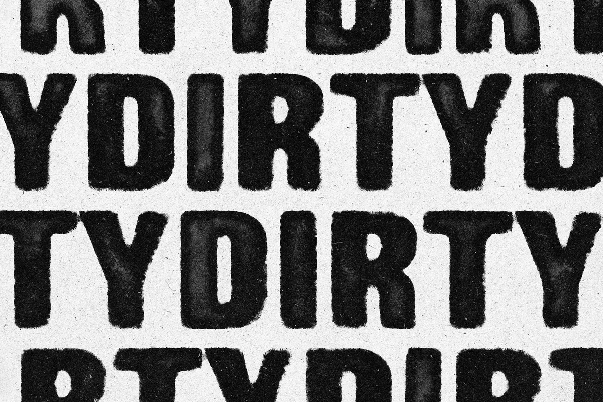 Ink Print Text Effect