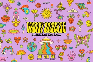 Groovy Universe Illustrations