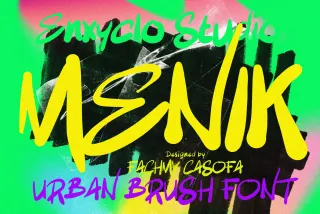 MENIK — Handwritten Brush Font