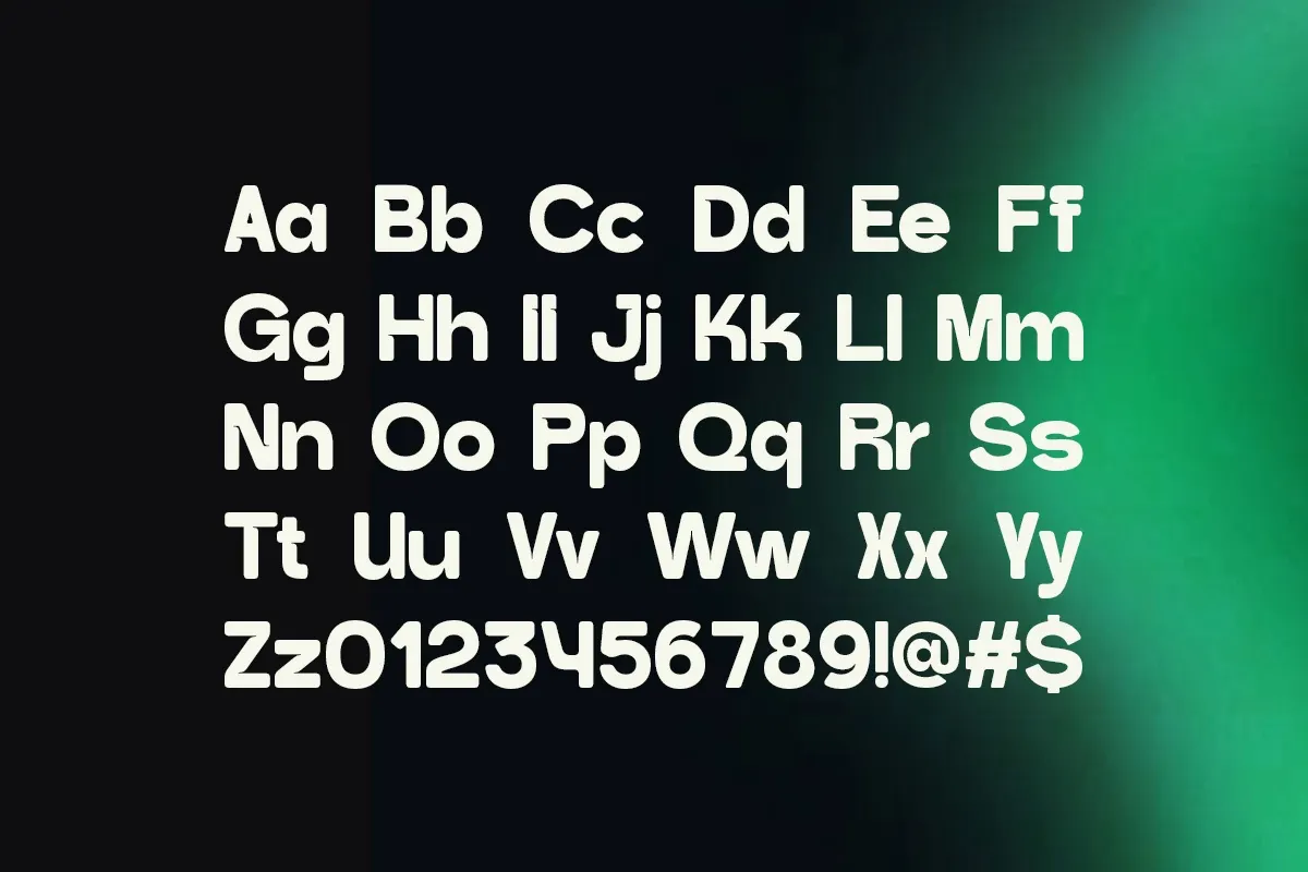 Noffixa - Rounded Geometric Tech Font