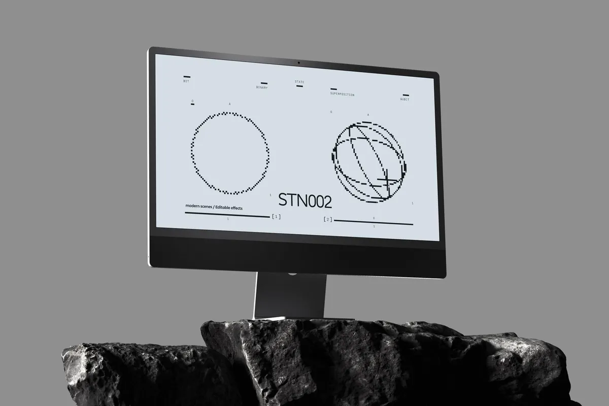 iMac Mockup Stand