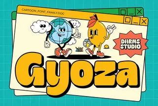 Gyoza - Cartoon Font Family