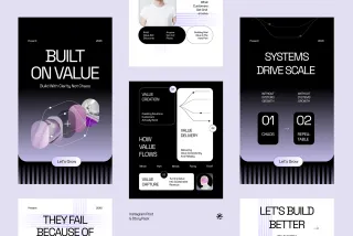 Business Market Value Instagram - Adobe Template