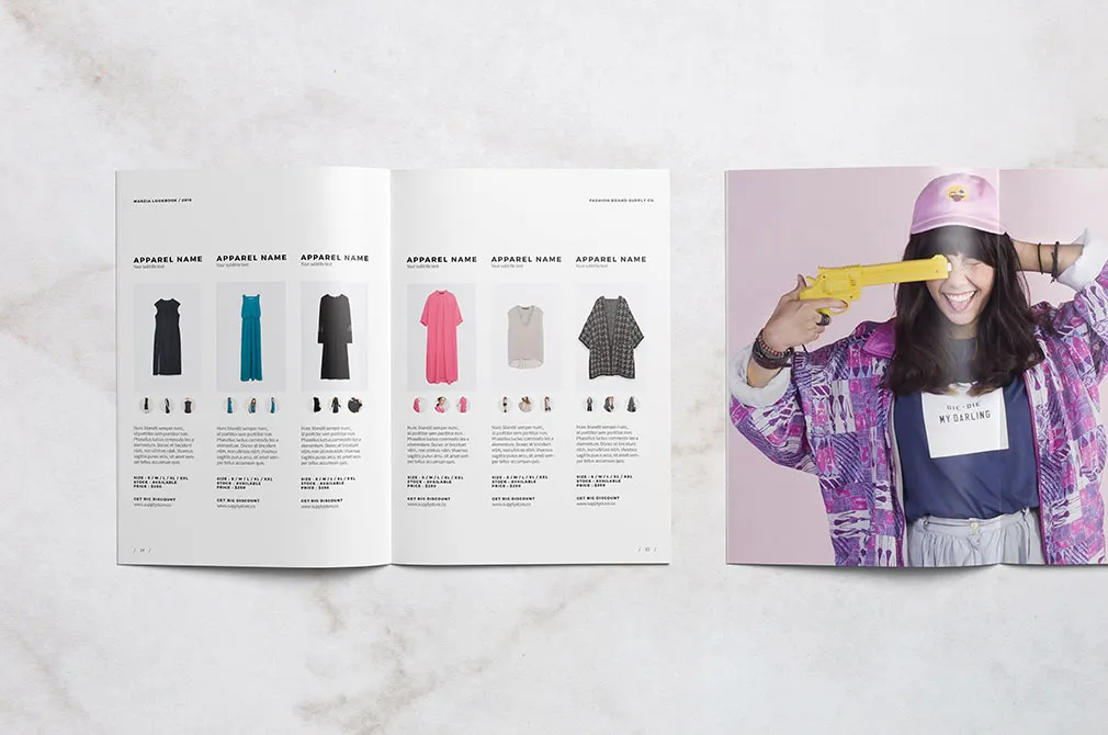 InDesign Lookbook Template