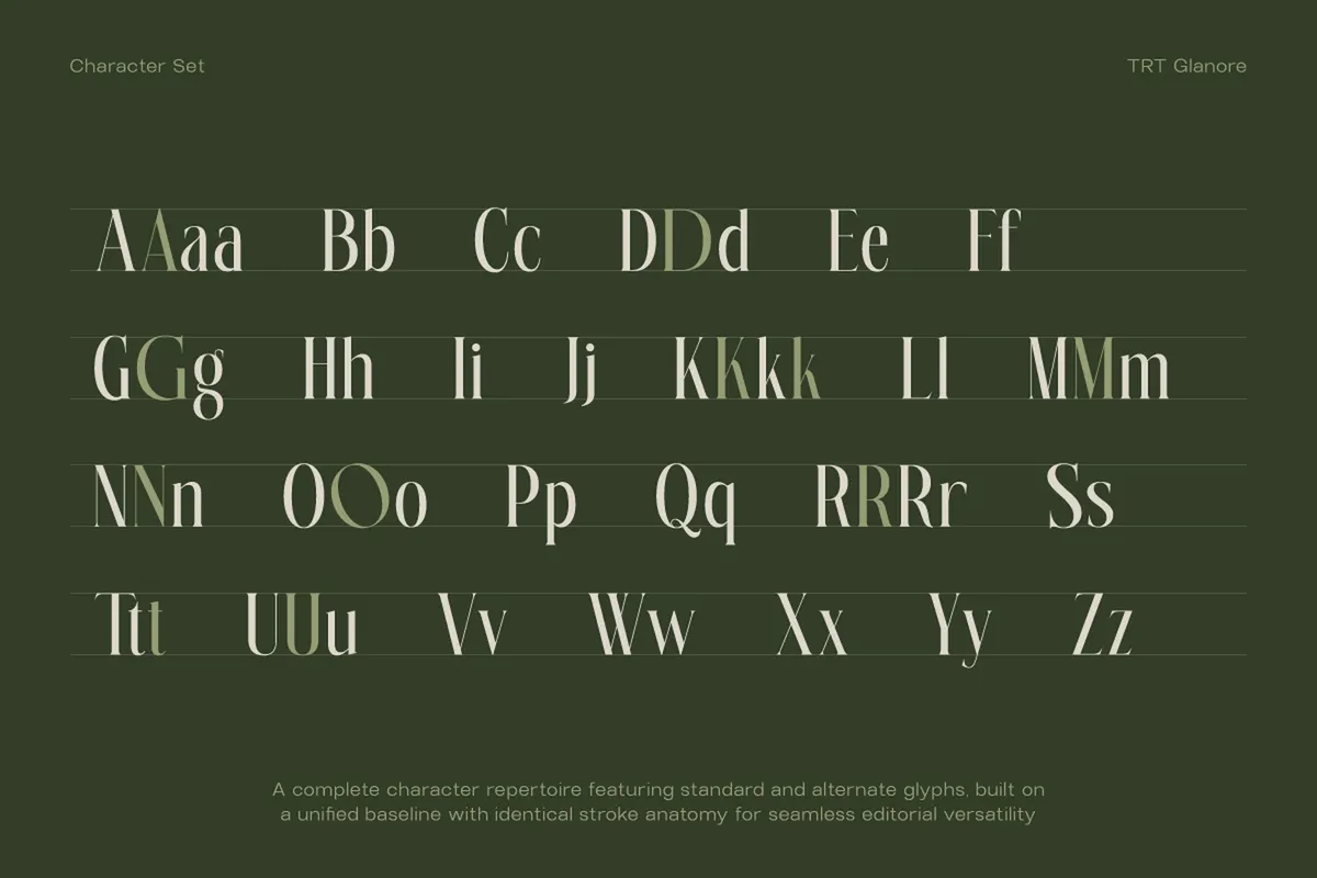 TRT Glanore - Elegant Serif Sans Duo