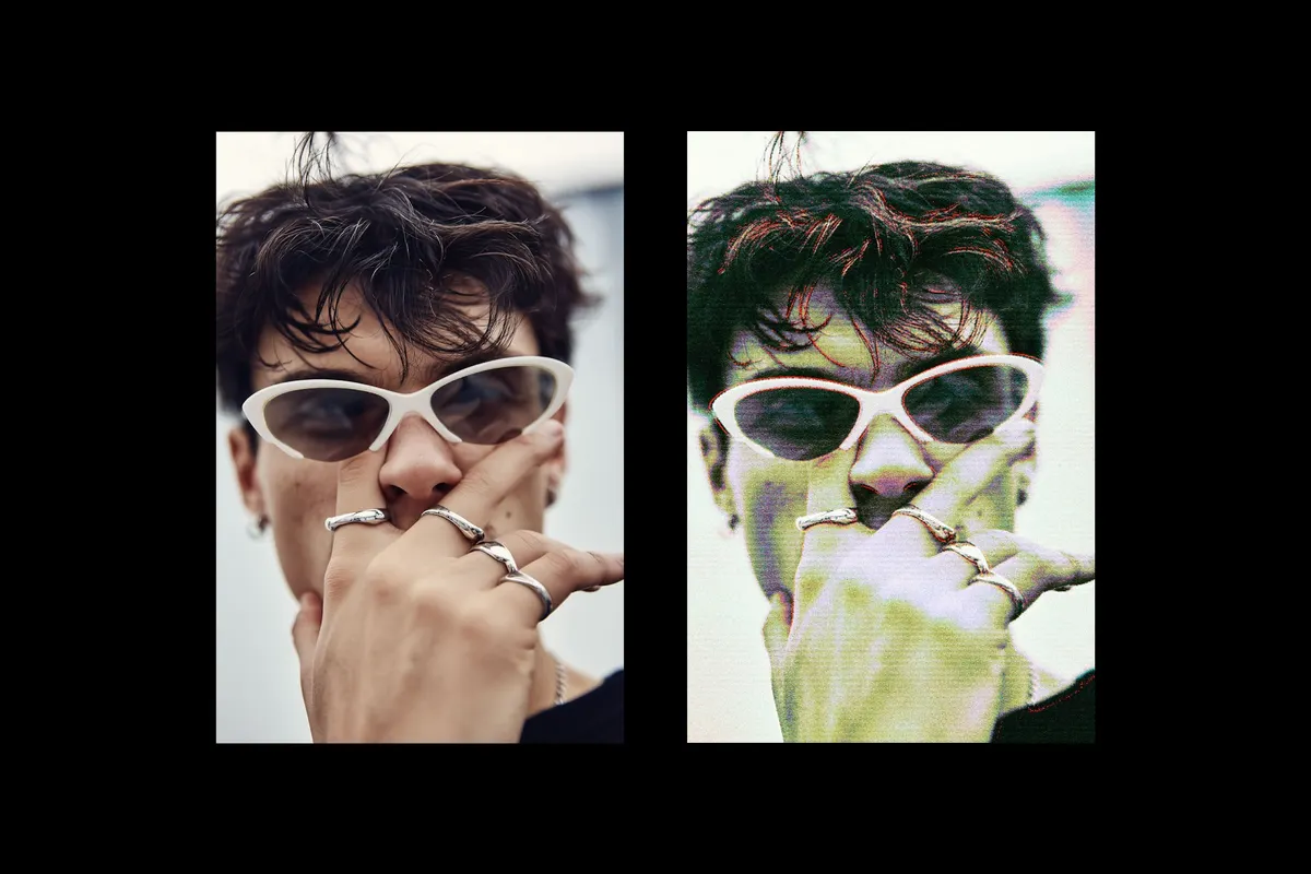 VHS Tape Photo Effect