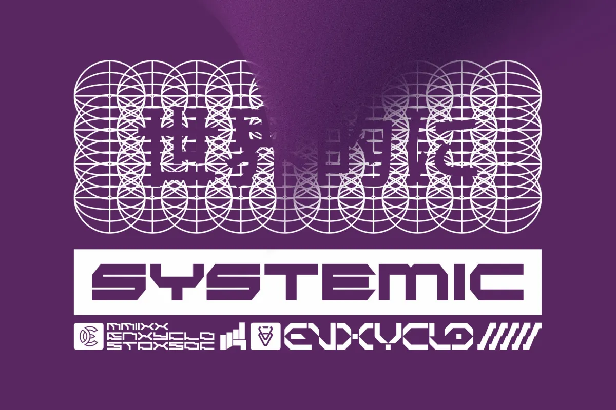 Bexago - Geometric Futuristic Font