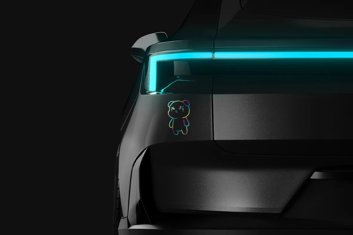 Car Sticker Mockup