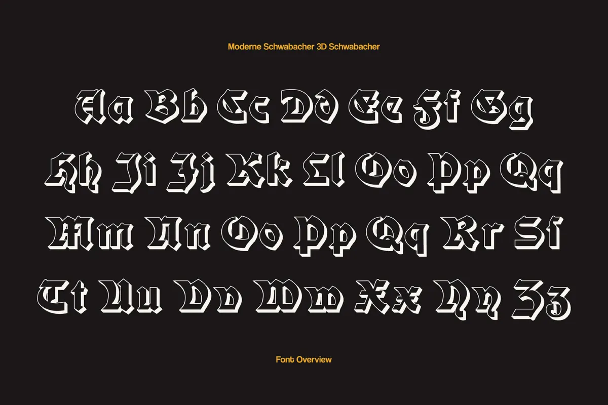 Modern Schwabacher Font Family