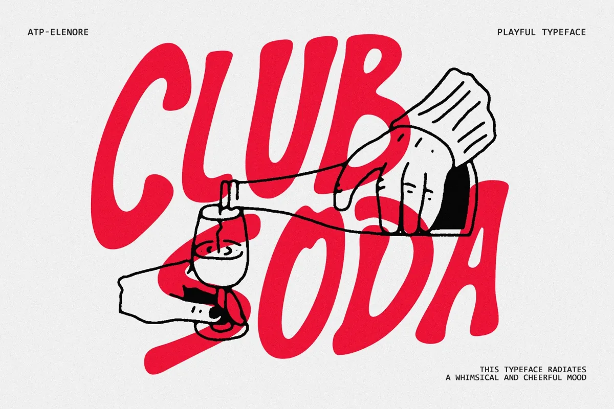 Elenore – Groovy Poster Font