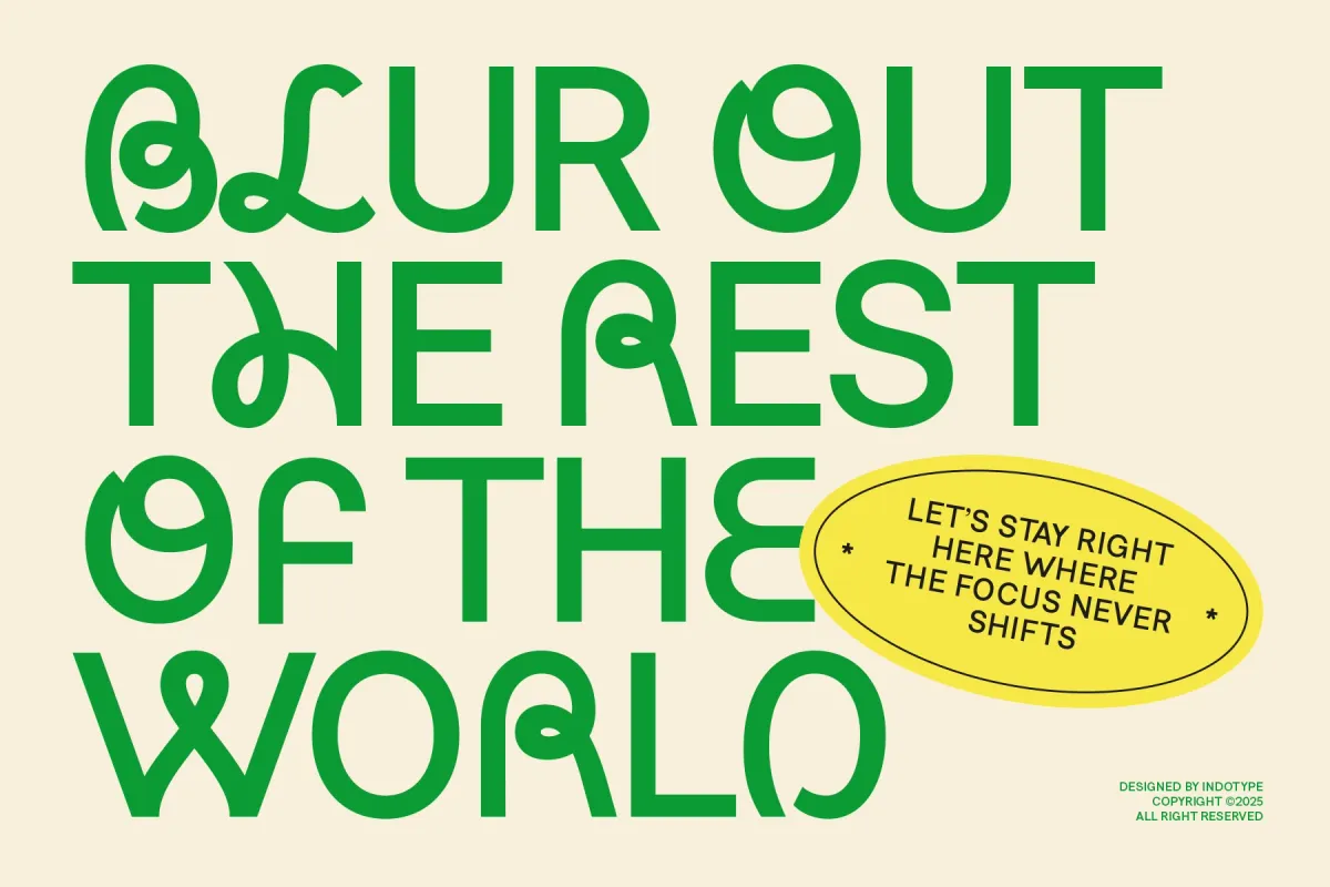 Looporia - Groovy Display Sans Serif Font