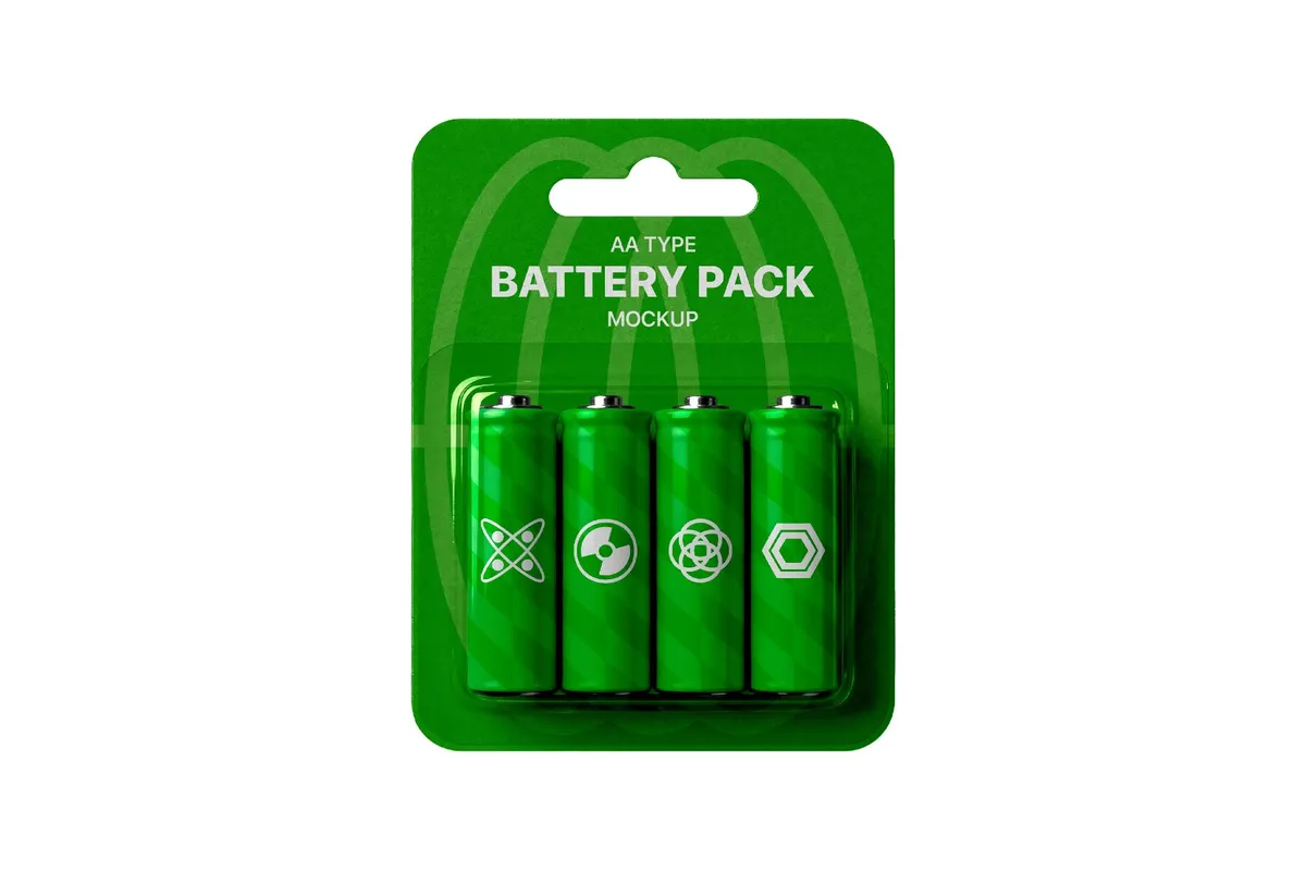 AA Battery Pack Mockup