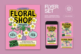 Floral Shop Promo Flyer