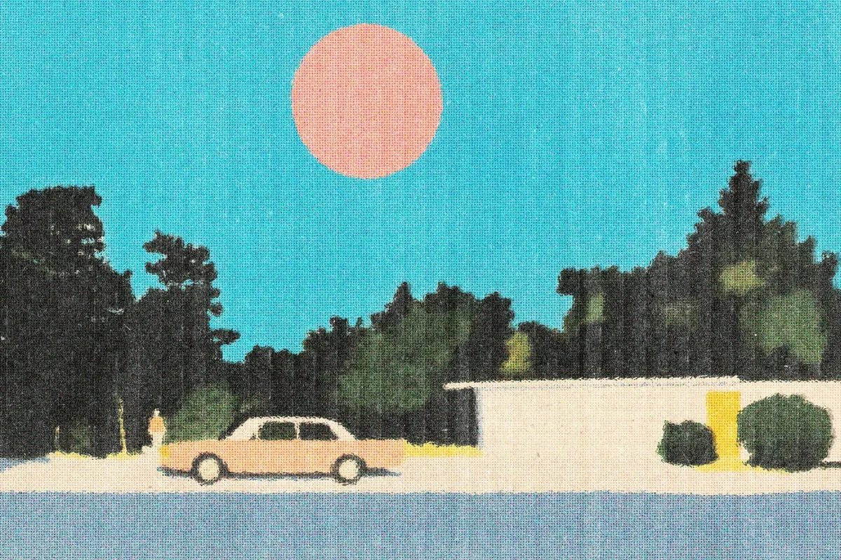 Matchbook Retro Printer Effect