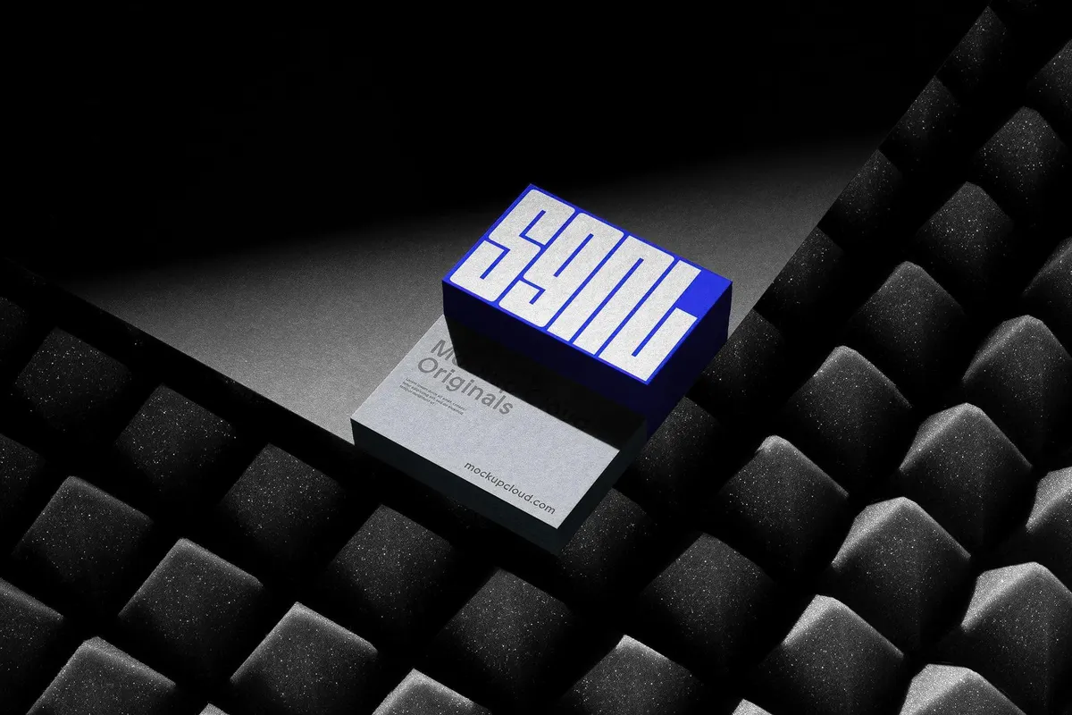 SGNL Industrial Business Cards Mockup