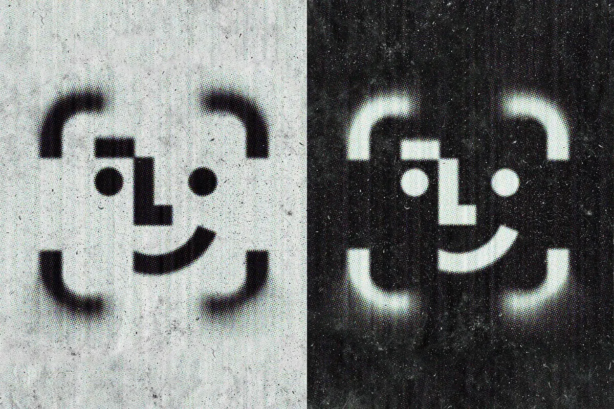 Grunge Halftone Paper Text Effect