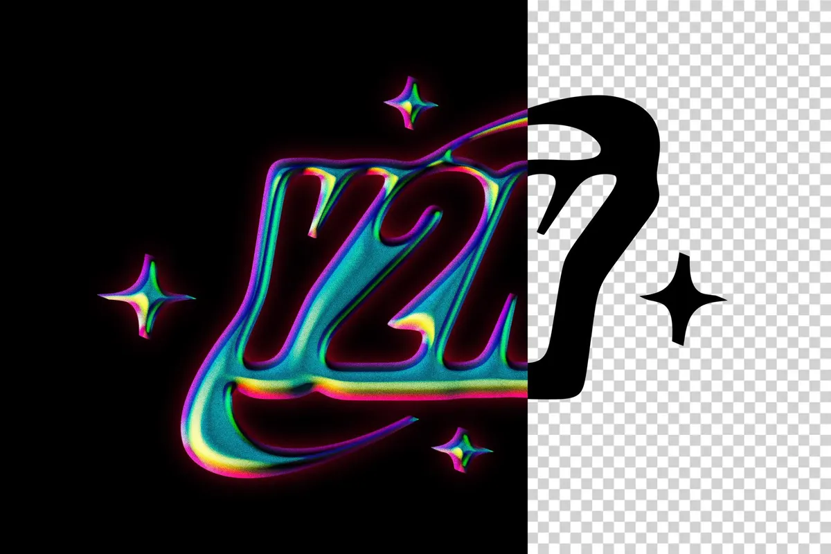 Radiant Chrome Text & Logo Effect