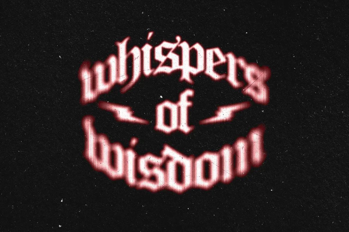 Blurred Text & Logo Effect