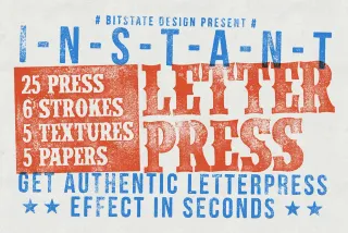Instant Letterpress Effect