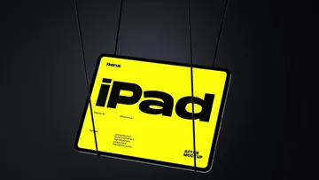 Hanging iPad Mockup