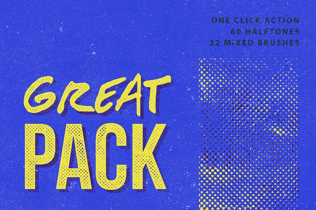 Halftone Press Photoshop Kit