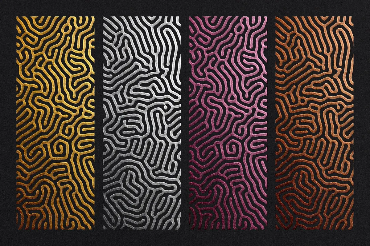 Metallic Foil Logo Mockup