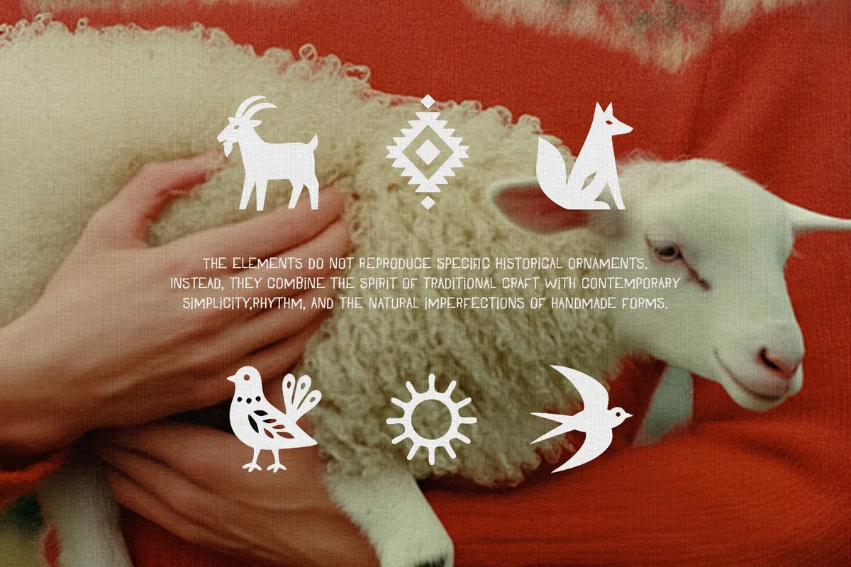 Folklore — 54 Folk Art Vector Elements