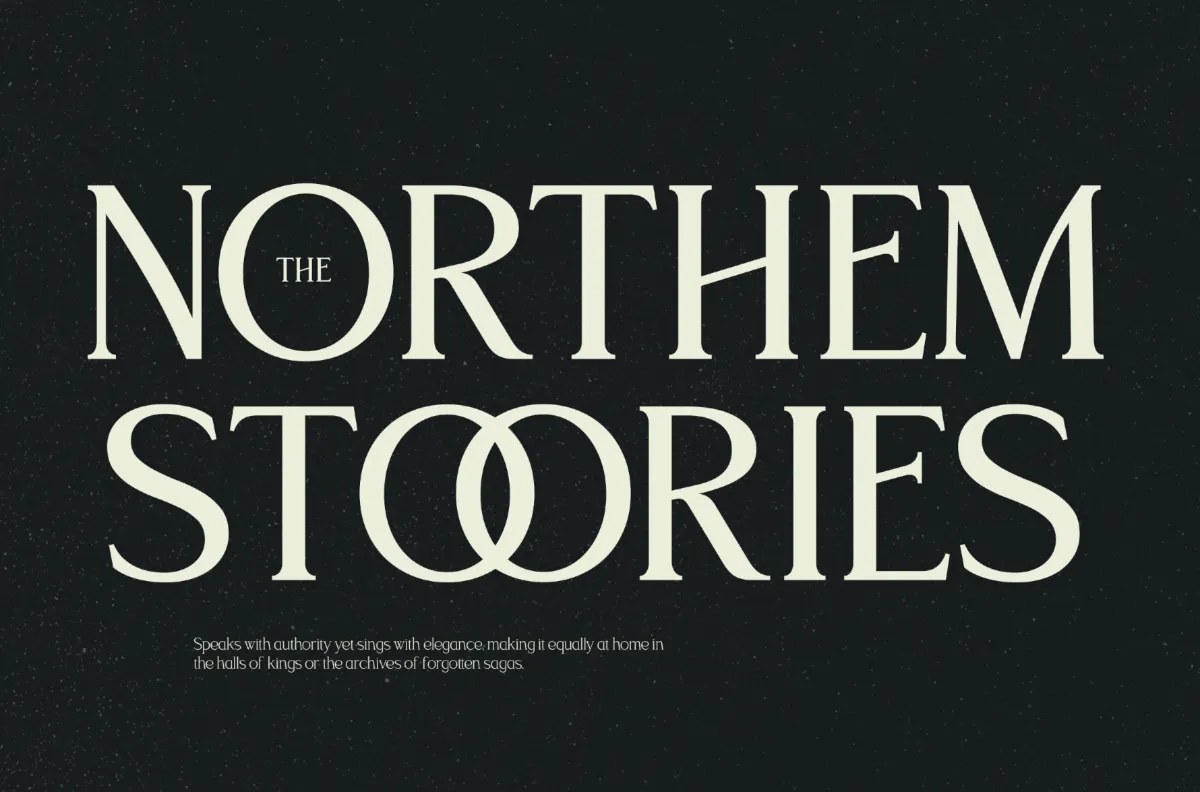 TRT Northem - Elegant Serif Font