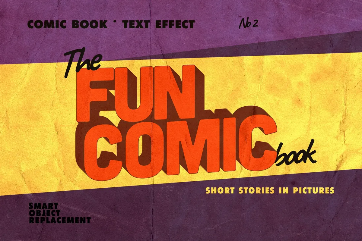 Vintage Comics Text Effects