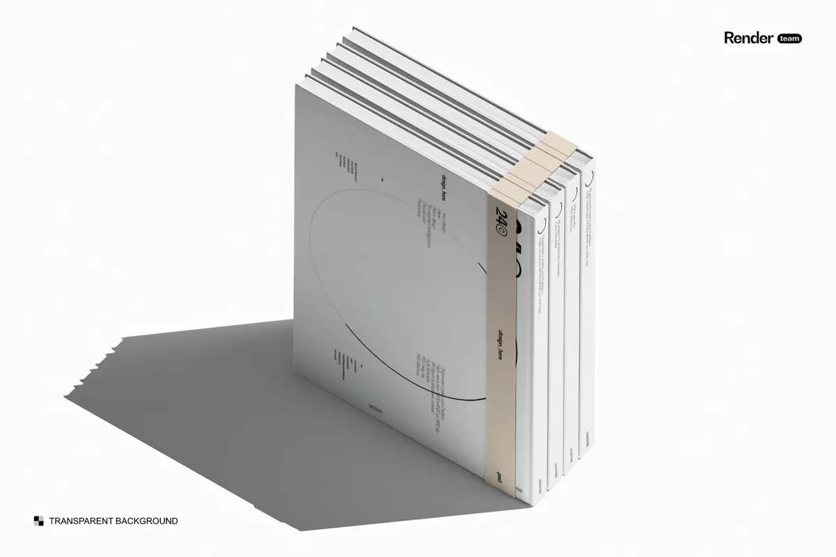 Hardcover Book Mockups Collection