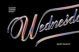 Magic Chrome Text Effect